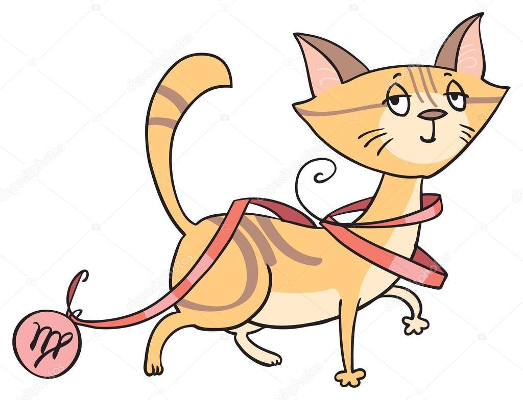 risPETtiamoli depositphotos_94202926-stock-illustration-cats-horoscope-virgo OROSCO*PET: il gatto della vergine 21/8-20/9 OROSCO*PET  