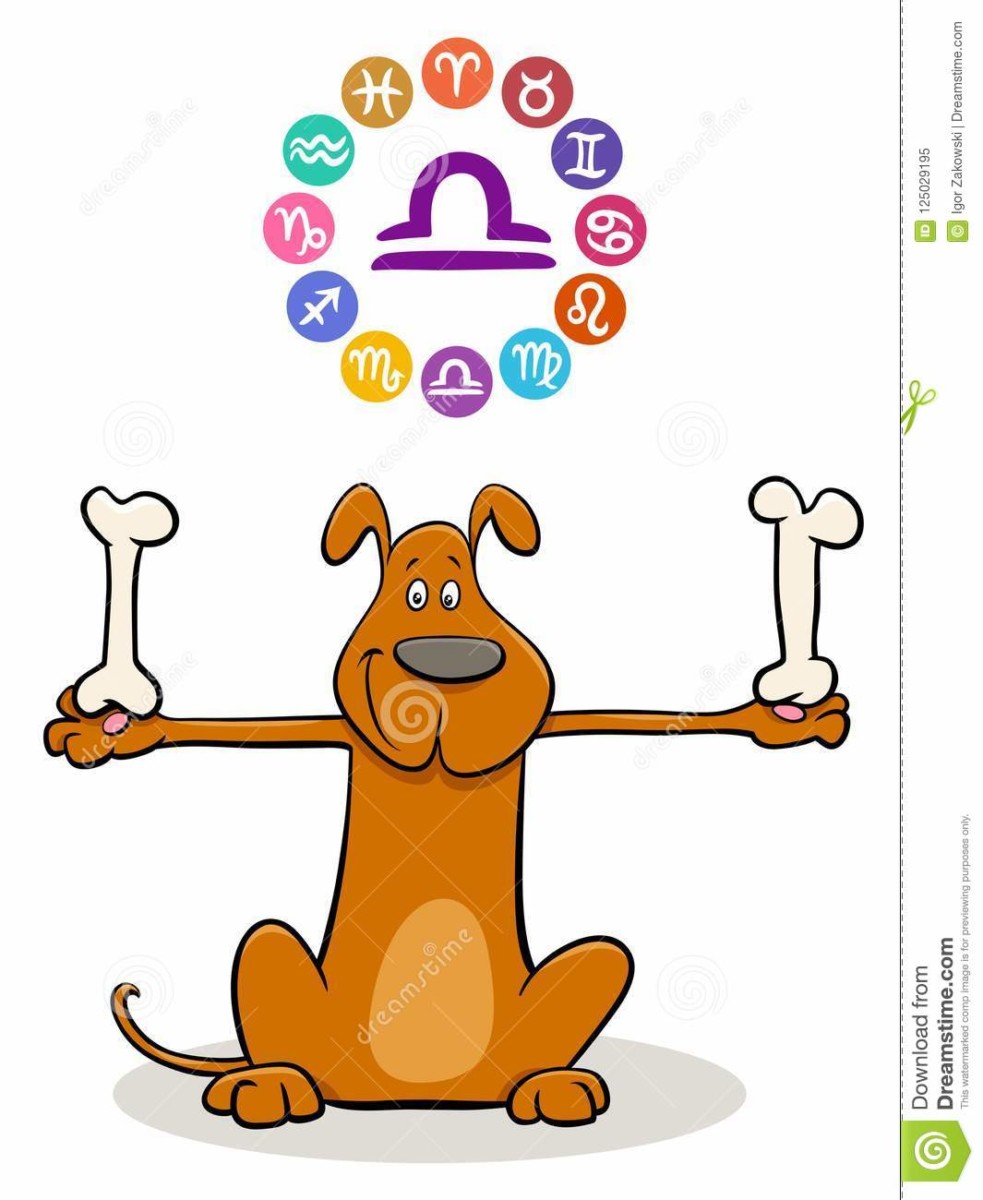 risPETtiamoli cartoon-vector-illustration-libra-zodiac-sign-funny-dog-125029195 OROSCO*PET: il cane della Bilancia 21/9-20/10 OROSCO*PET  